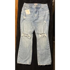 Wrangler Women’s High Rise Bold Bootcut Jeans Distressed Stretch 14x32